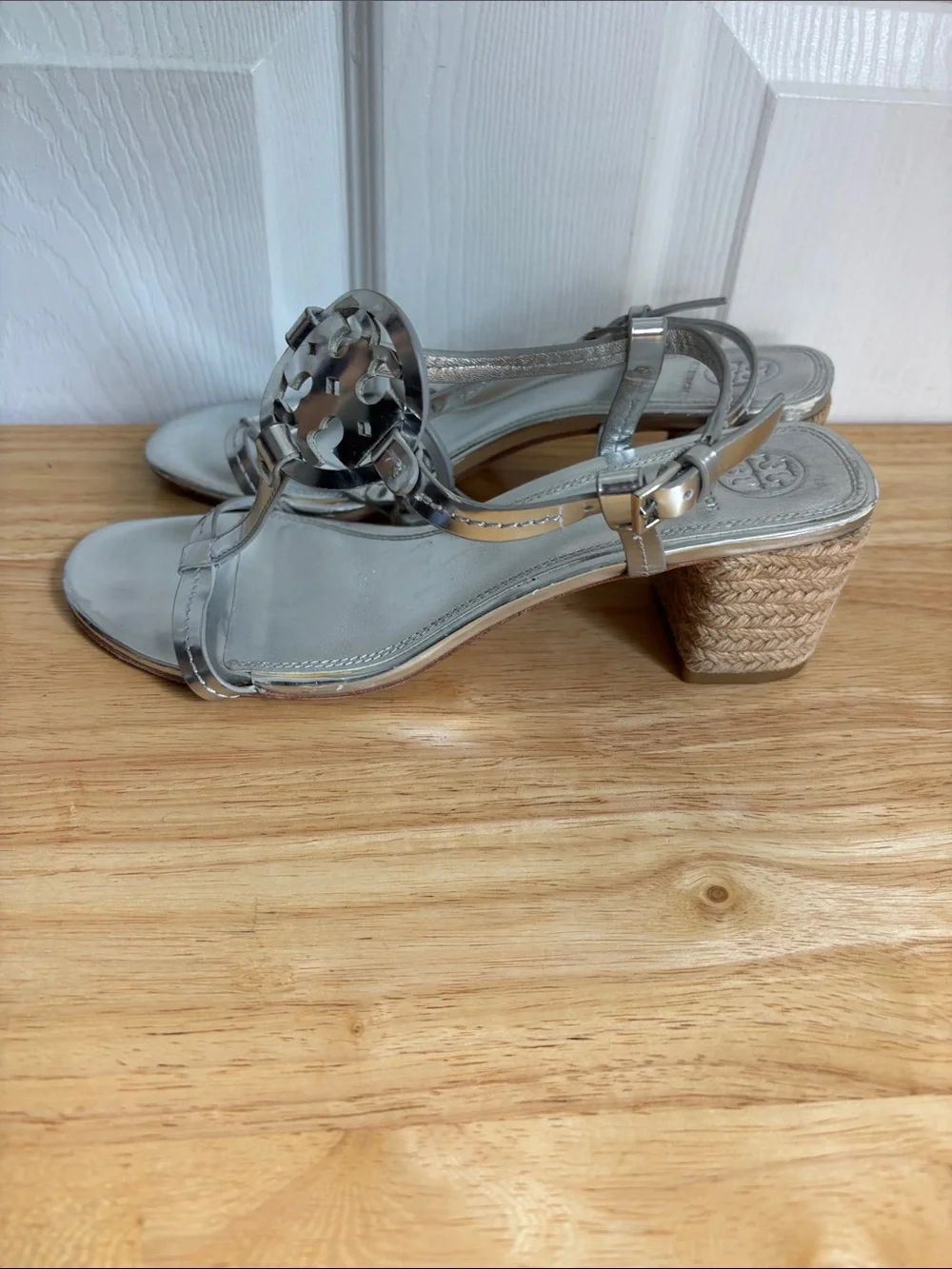 Tory Burch shiny metallic